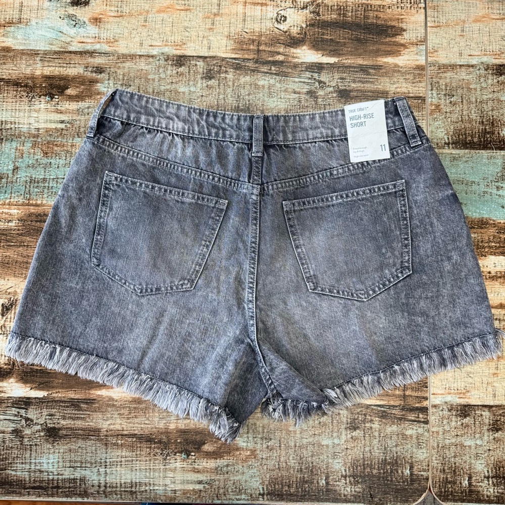 🆕 Women’s Juniors TRUE CRAFT High-waisted Jean Shorts | #A7 - Picture 8 of 13